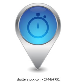 Illustration of modern icon timer