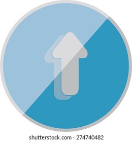 Illustration of modern icon upload