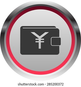 illustration of modern icon wallet