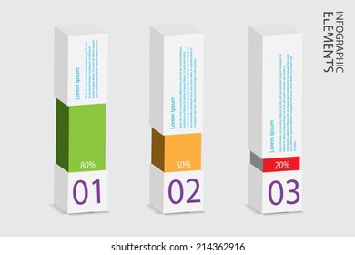 An Illustration of Modern infographic chart