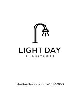 Illustration Modern light bulb vector logo template art energy power electricity