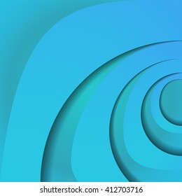 Illustration of modern material design. Vector background. Unusual design. New material design