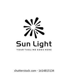 Illustration Modern Sunlight logo design template
