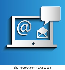 Illustration of modern technologies and realistic vector