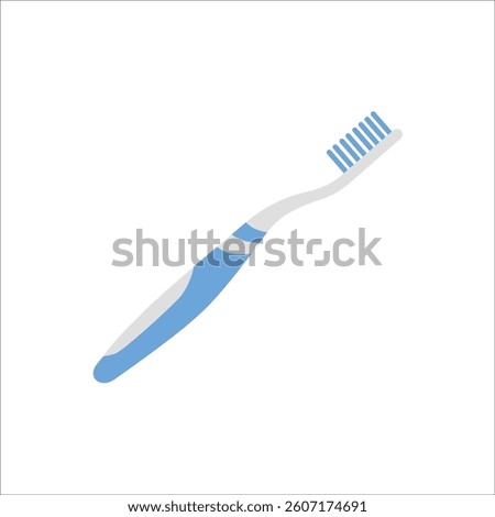 An illustration of a modern toothbrush, emphasizing oral hygiene.