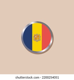 Illustration of Moldova flag Template