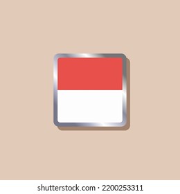 Vorlage für die Flagge von Monaco