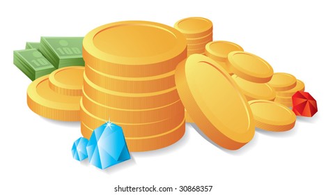 illustration of money
