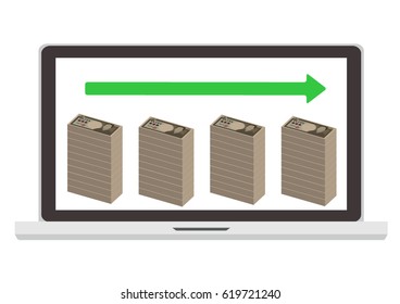 Illustration : Money chart