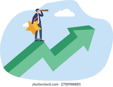ilustração do monitoramento e da análise do desempenho dos negócios para garantir a melhoria da qualidade