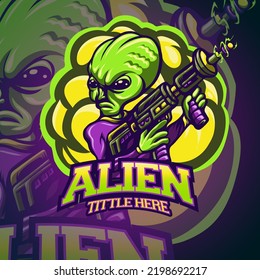 Illustration of monster alien vector