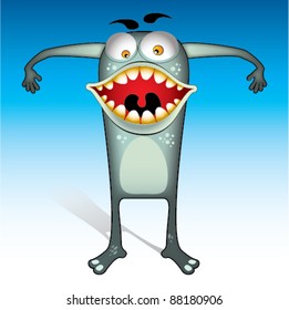 illustration of monster character