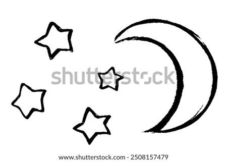 Similar – Image, Stock Photo When the moon touches the clouds