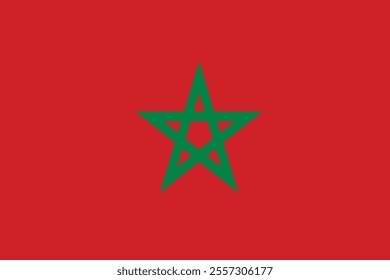 Illustration of Moroocco flag vector