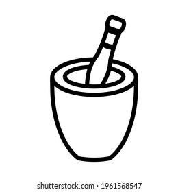 illustration of a mortar and pestle used for pounding cooking spices. Indonesian style. vector design