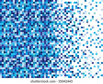 illustration of mosaic background with cubes