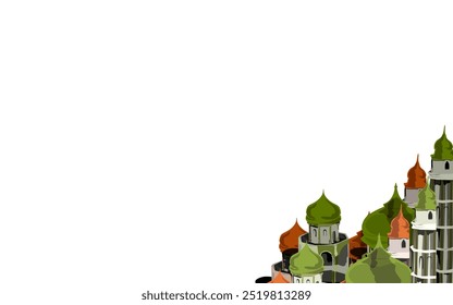 illustration of a mosque building without a background