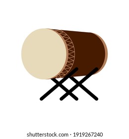 illustration of the mosque drum for prayer calls. Islamic icons can be used for the month of Ramadan, Eid and Eid Al-Adha. for logo, website and poster designs. vector