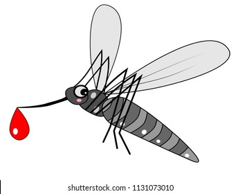 Illustration Mosquitoborne Dengue Haemorrhagic Fever Stock Vector ...