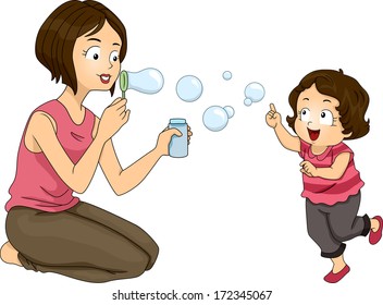 Blowing Bubbles Cartoon Hd Stock Images Shutterstock