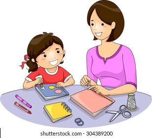 Ilustraciones, imágenes y vectores de stock sobre Mama Teaching ...