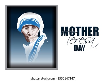 Illustration for  Mother Teresa Day is a public and national holiday in Albania.