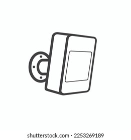 illustration of motion sensor, vector art