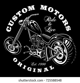 Illustration Motocycle Flames Isolated Version On Stock Vector (Royalty ...