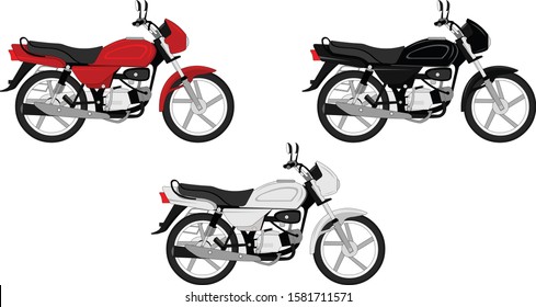 Illustration of motor bike vector
