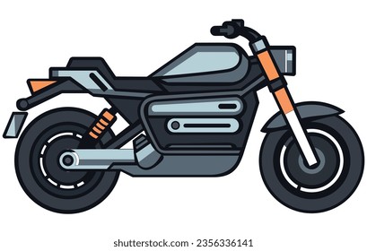 illustration of motor cycle vector design, Sport bike wrap design vector. ready print concept for vinyl wrap and motorcycle decal