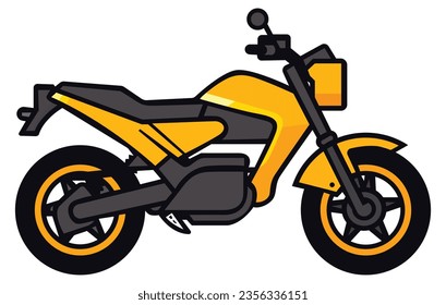 illustration of motor cycle vector design, Sport bike wrap design vector. ready print concept for vinyl wrap and motorcycle decal