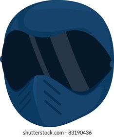 illustration motorcycle helmets
