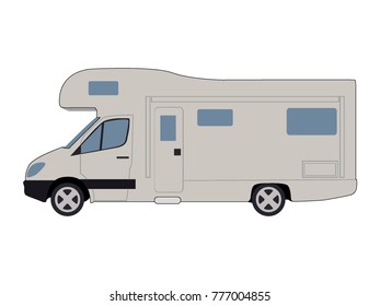Illustration of a motorhome