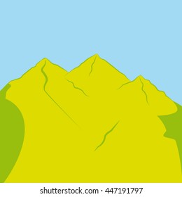 Illustration of a mountain