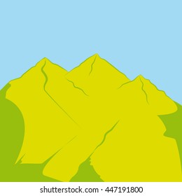 Illustration of a mountain