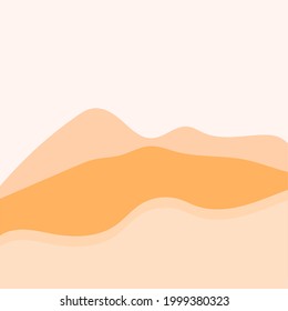 ILLUSTRATION MOUNTAIN JAPANESE STYLE MODERN LAYOUT VECTOR. GOOD FOR COVER, BANNER, BACKGROUND, POSTERS.
