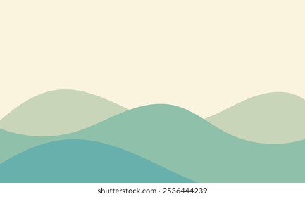 Darstellung einer Berglandschaft