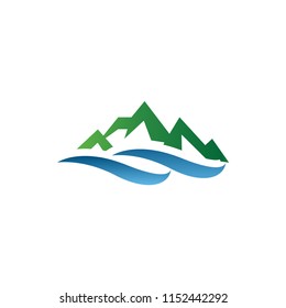 Mountain Lake Logo Images, Stock Photos & Vectors | Shutterstock
