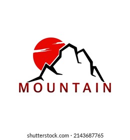 Illustration of mountain, outdoor adventure. Vector badge designs for t-shirt prints, posters and other uses.