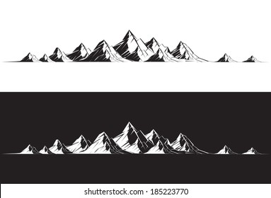 Illustration Of A Mountain Range