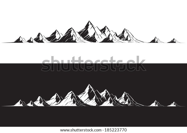山脈のイラスト のベクター画像素材 ロイヤリティフリー