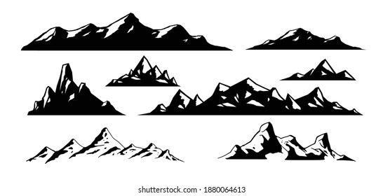 illustration of mountain set design