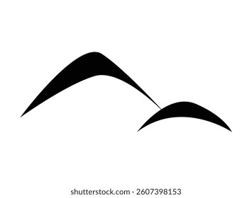 Illustration of an Mountain Silhouette Logo