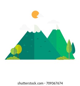 illustration of mountain vector
