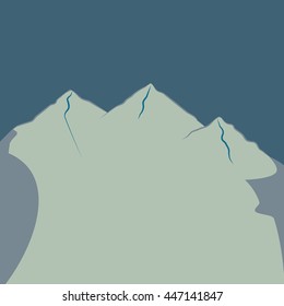 Illustration of mountains 