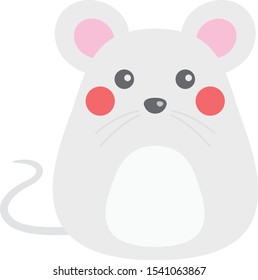 Illustration of a mouse.
Animal illustration.