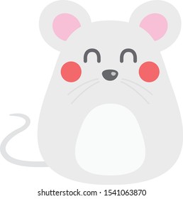 Illustration of a mouse.
Animal illustration.
