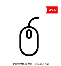 illustration of mouse flat icon