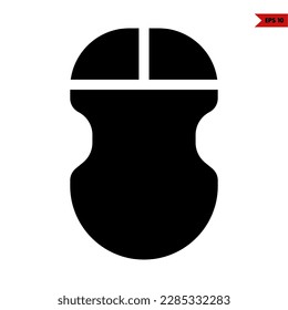 ilustración del icono de glifo del ratón