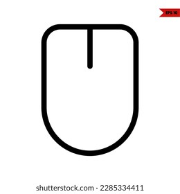 illustration of mouse line icon
